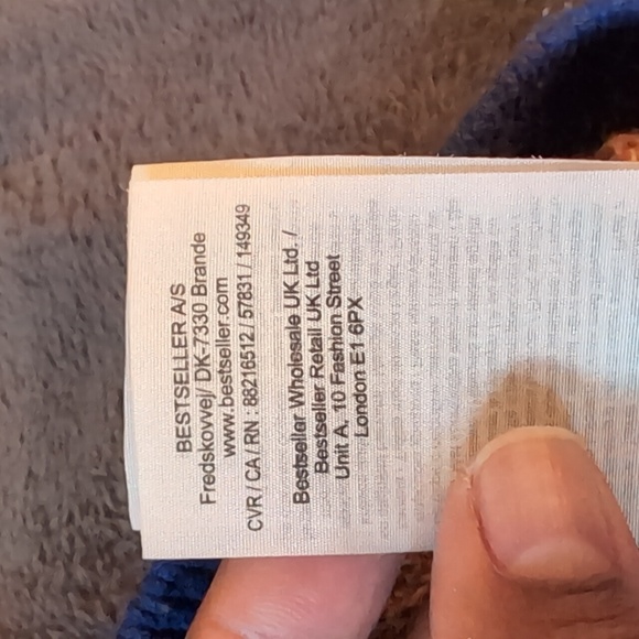 Jack and Jones| Blue and Rustic Orange Striped Crew Neck Long Sleeved Sweater - Picture 14 of 14